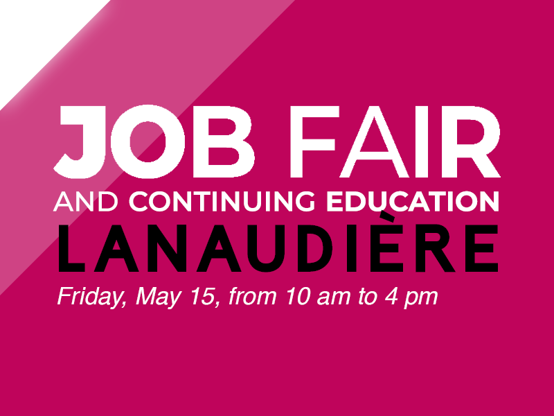 Lanaudière Job fair and continuing education
