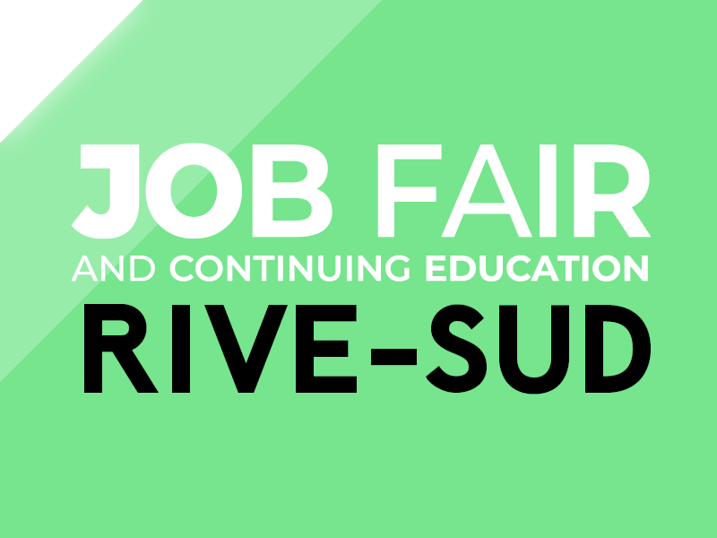 Rive-Sud Job fair and continuing education – Fall