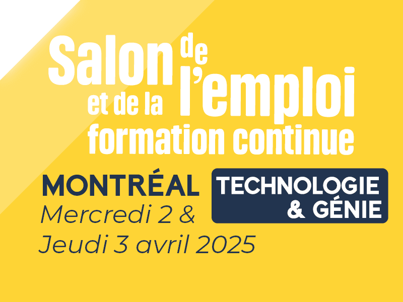 Salon de l’emploi et de la formation continue – Espace Technologie & Génie – Printemps