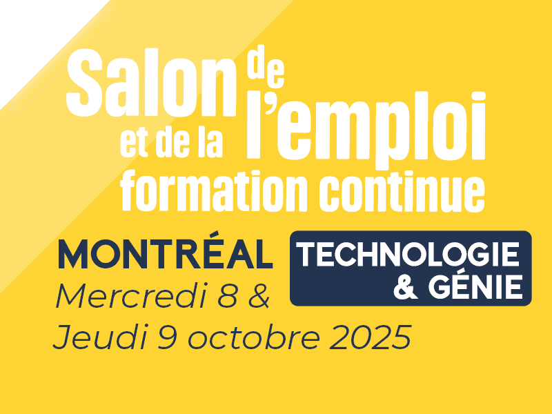 Salon de l’emploi et de la formation continue – Espace Technologie & Génie – Automne