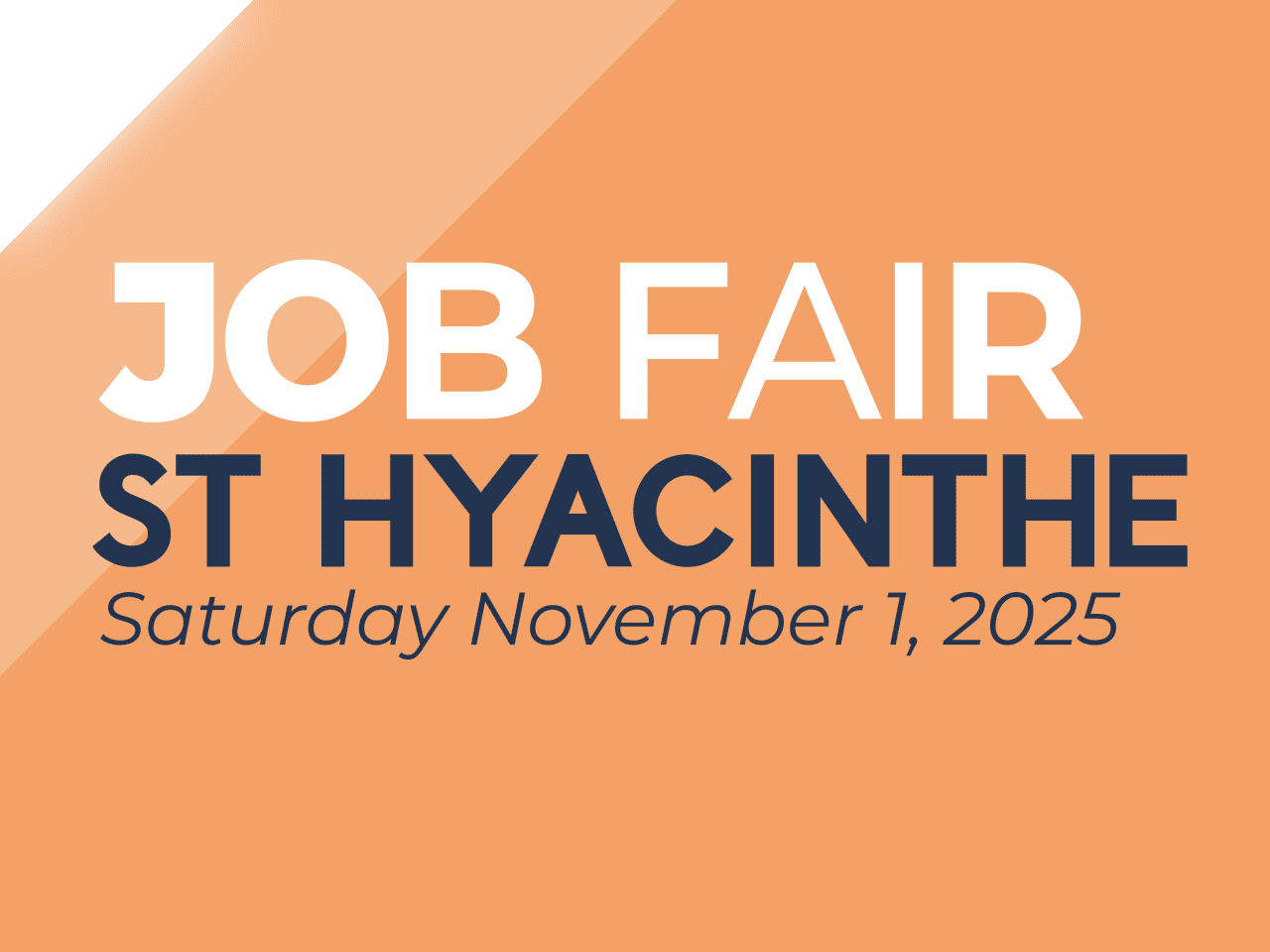 Job Fair Saint-Hyacinthe