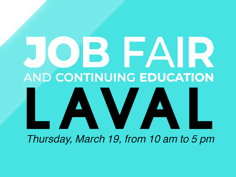 Laval Job fair and continuing education – Spring
