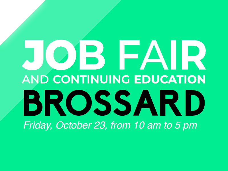 Brossard Job fair and continuing education