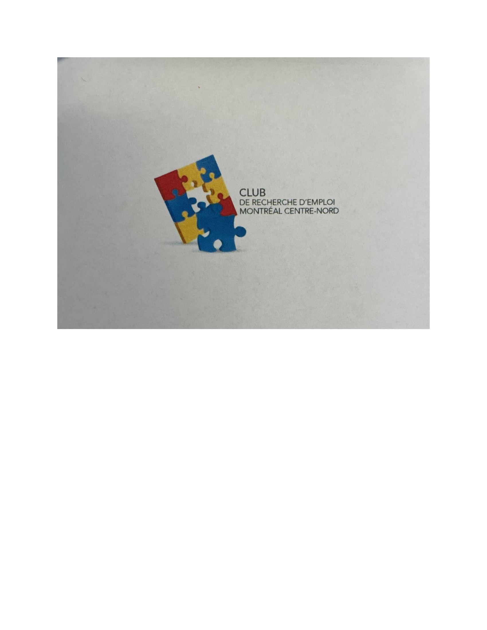 CUB DE RECHERCHE D&rsquo;EMPLOI MONTRÉAL CENTRE-NORD